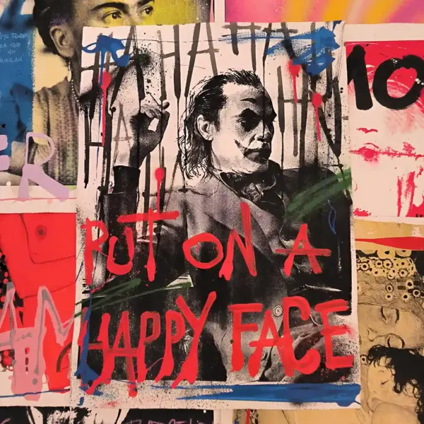 Joker - Retrato print (original painting on paper) Arte Urbano Barcelona