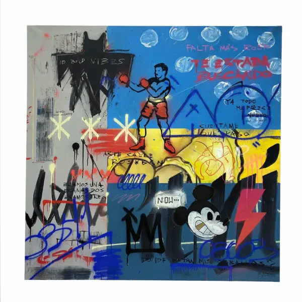 CANVAS calle abstracta fondo